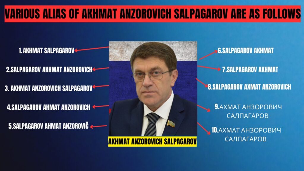 Alias of Akhmat Anzorovich Salpagarov