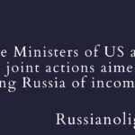 US and UK Finance Ministers Unite to Deprive Russia of Revenue Through Joint Measures