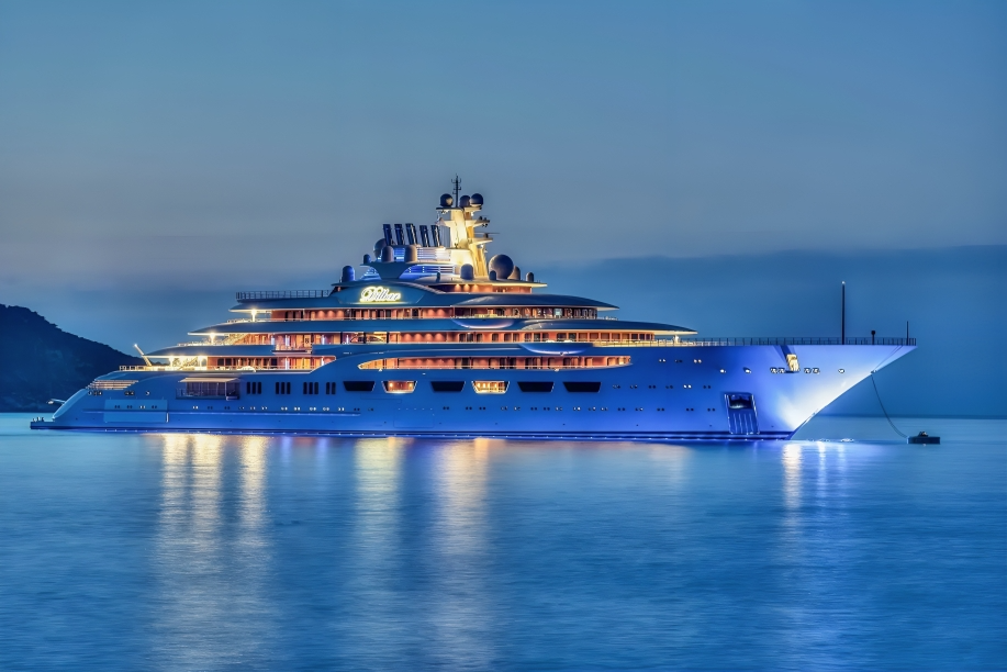 Dilbar, a $600 million private yacht